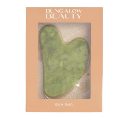 BUNGALOW BEAUTY Green Jade Gua Sha Facial Massage Tool