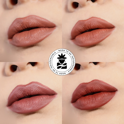 BOBI 4 in1 Lip Kiss Stacker Brown Beauty Liquid Lipstick