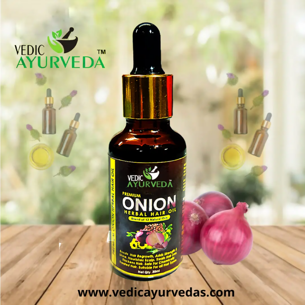 VedicAyurveda Onion Hair Oil for hair