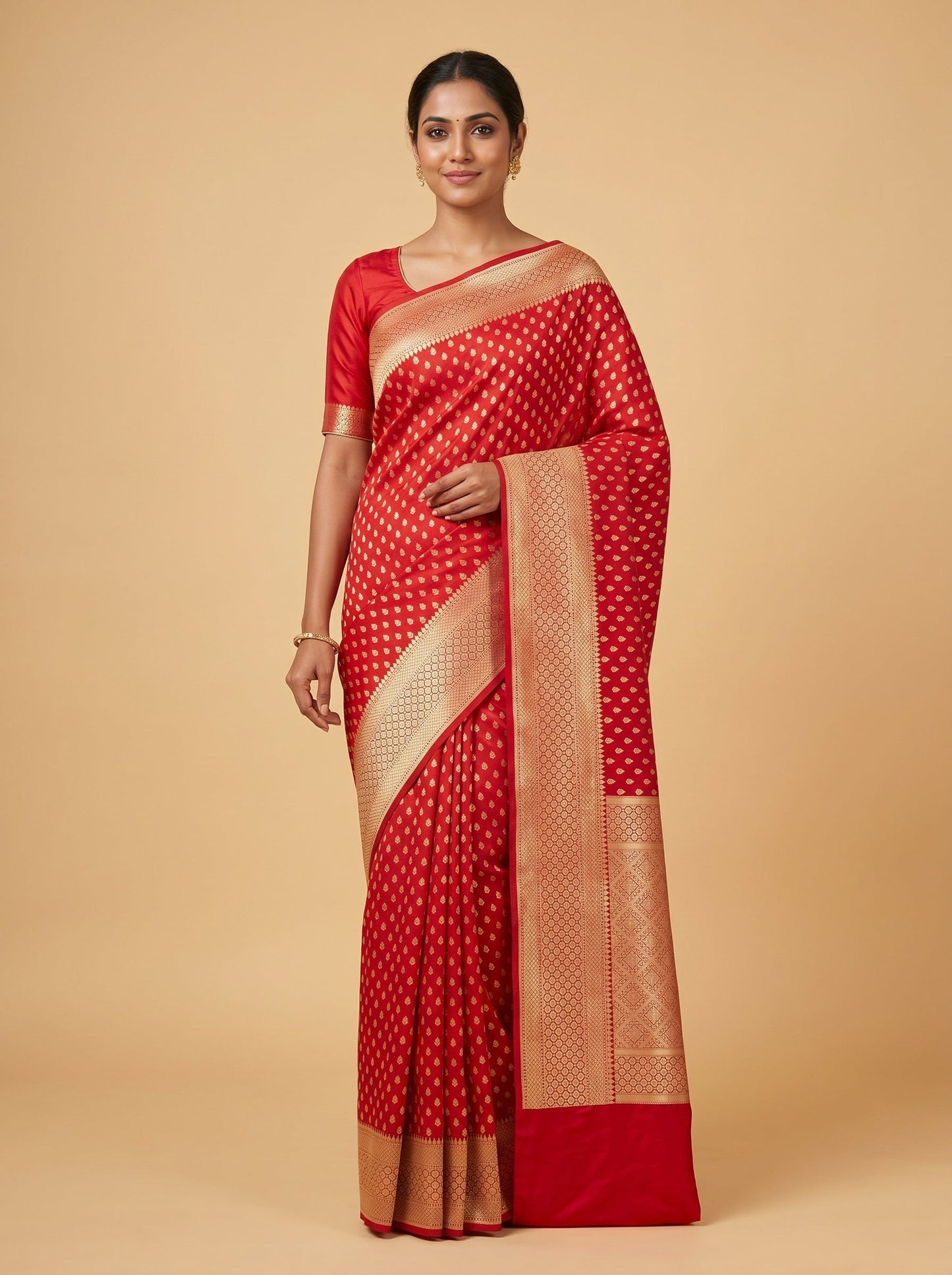 Magenta Bold Energy Handloom Saree