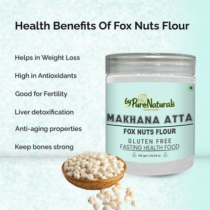 byPureNaturals Makhana Atta (Fox Nuts Flour)