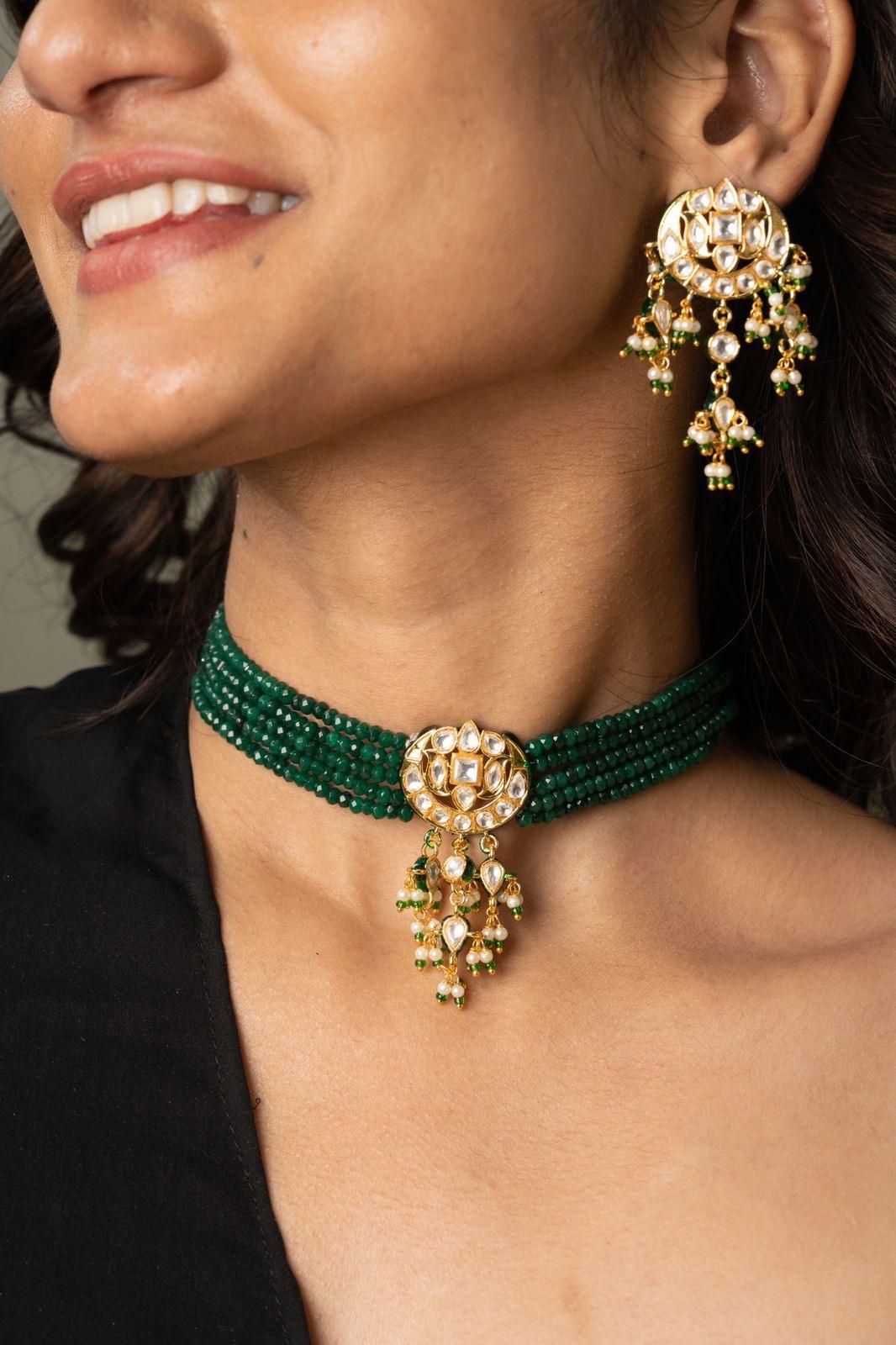 Manisha Polki Choker Set