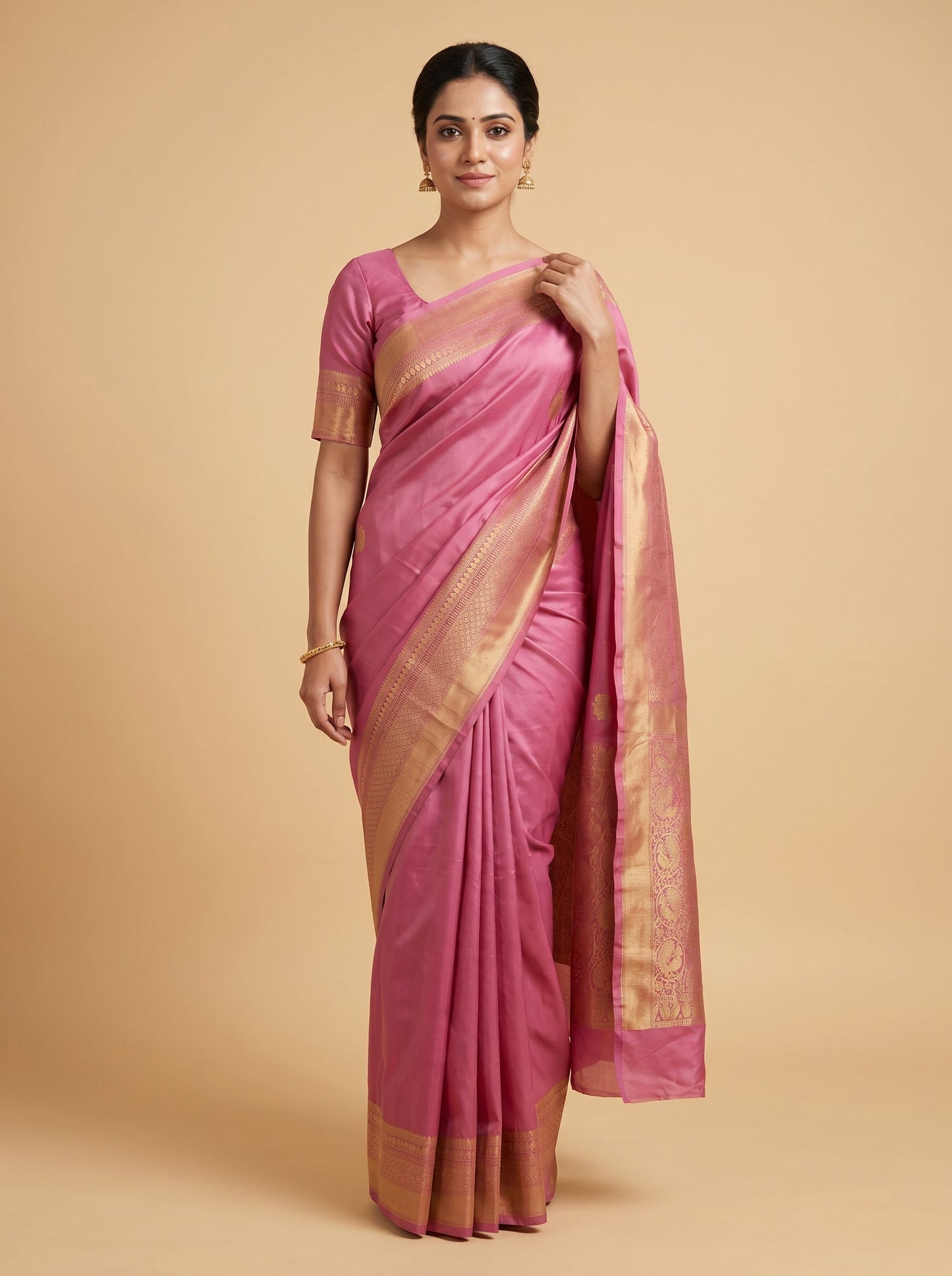 Marigold Handloom Saree