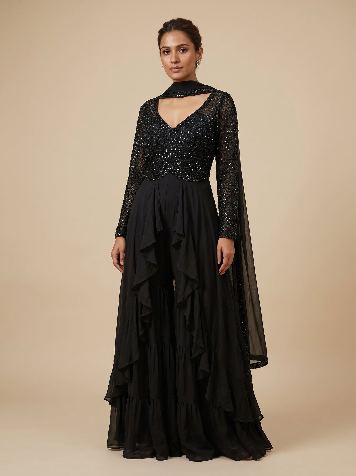 Midnight Work Anarkali