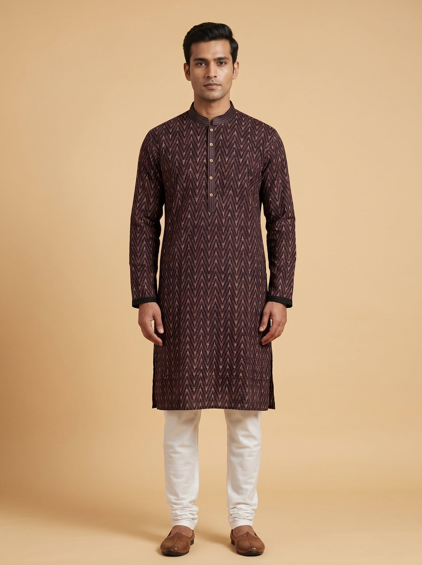 Mocha Blend Kurta Set