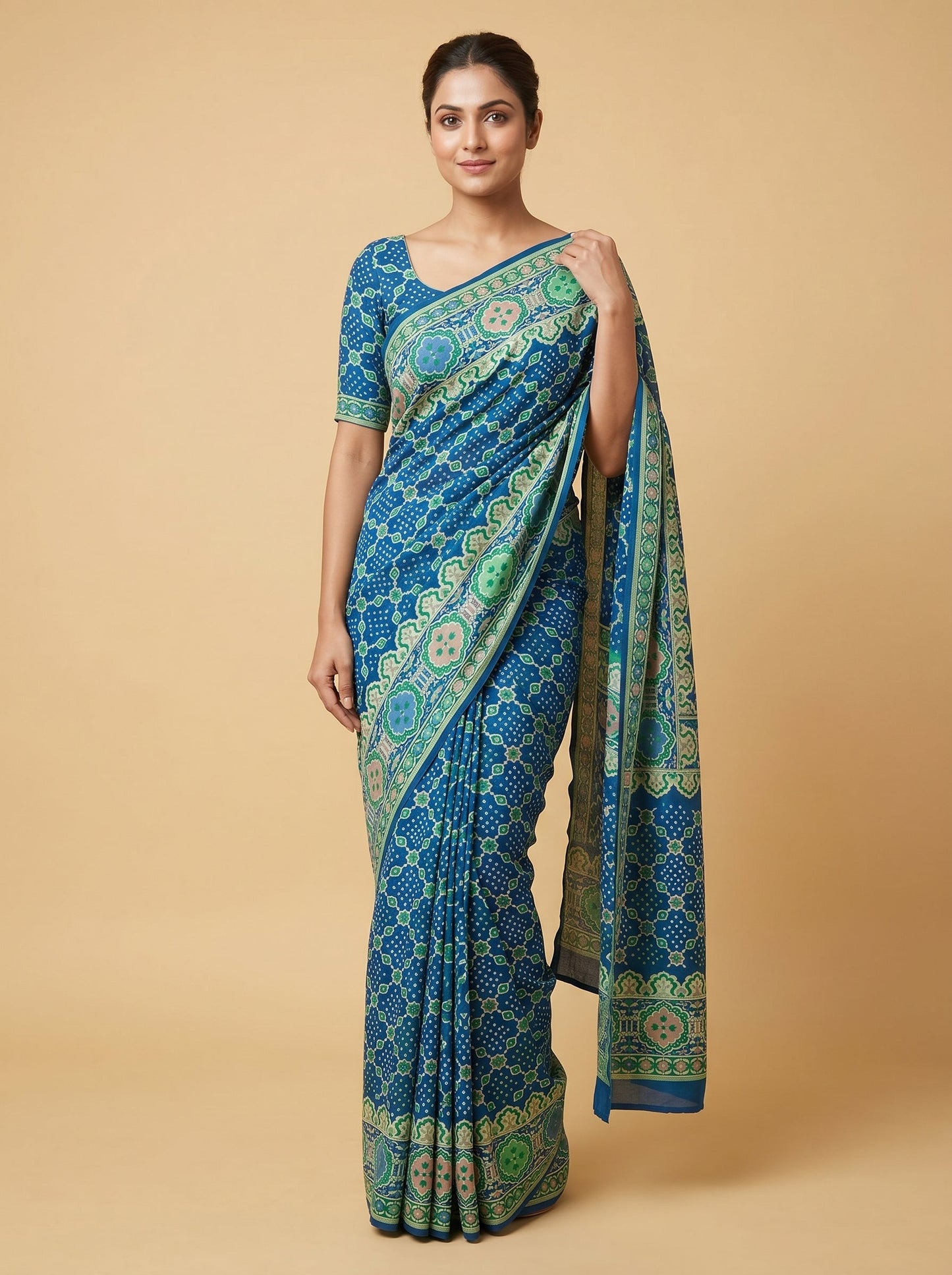 Morkanti Embroidered Saree