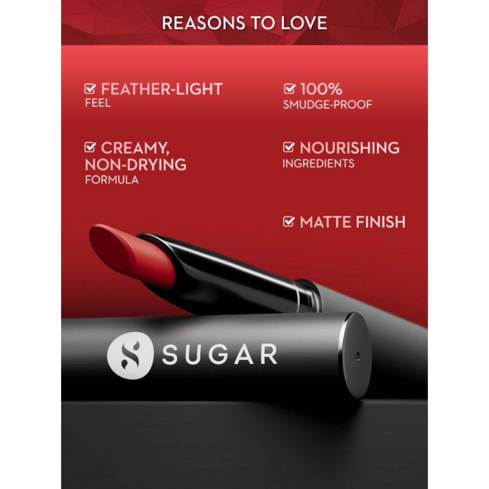 Sugar Cosmetics Matte Attack Transferproof Lipstick - 14 Caffeine Bandit