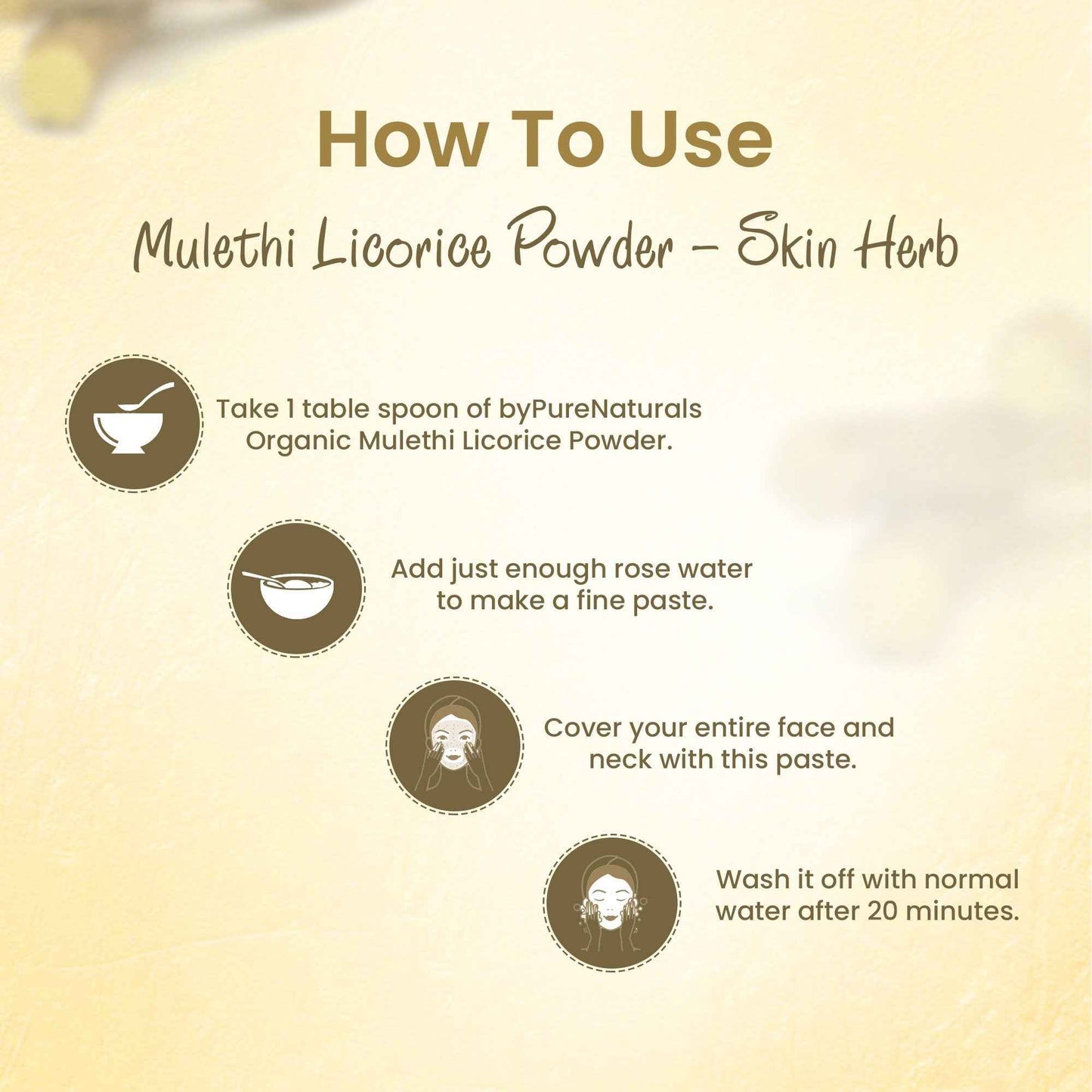byPureNaturals Organic Mulethi Licorice Powder
