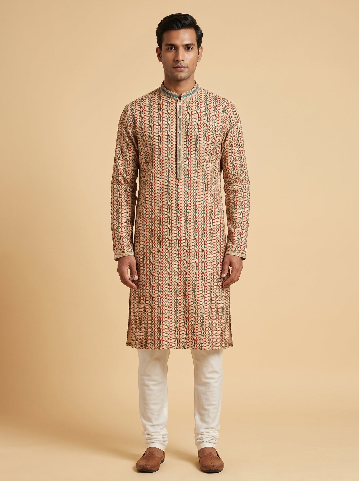 Multi Color Designer Kurta Set