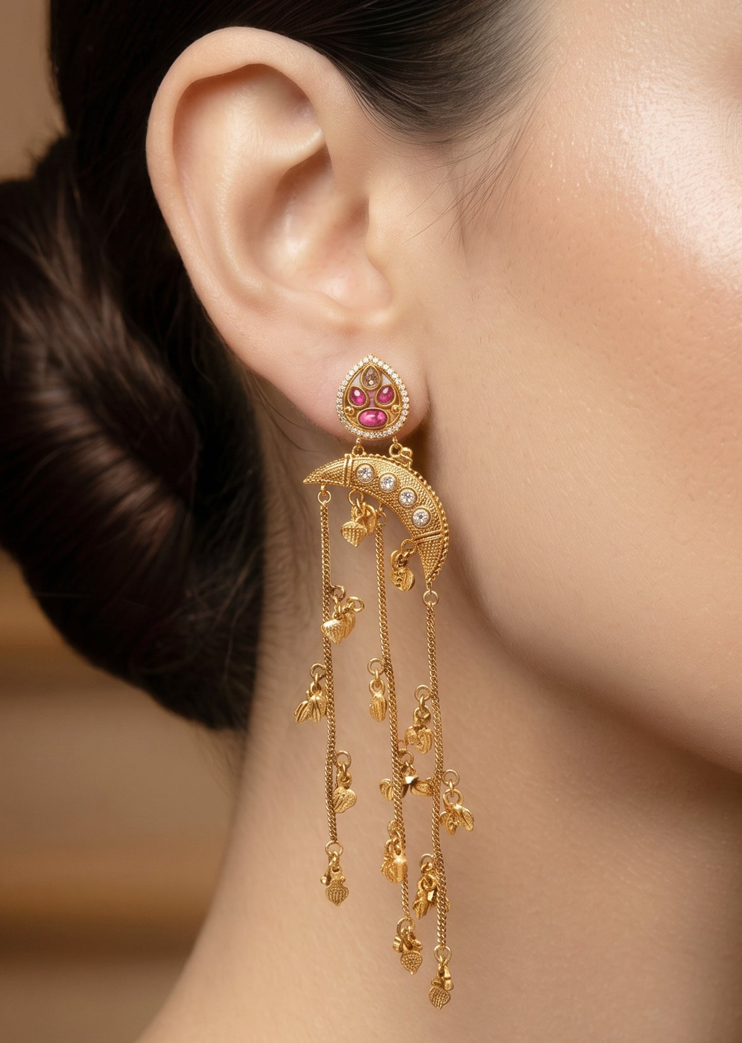 Multicolor Chandelier Earrings