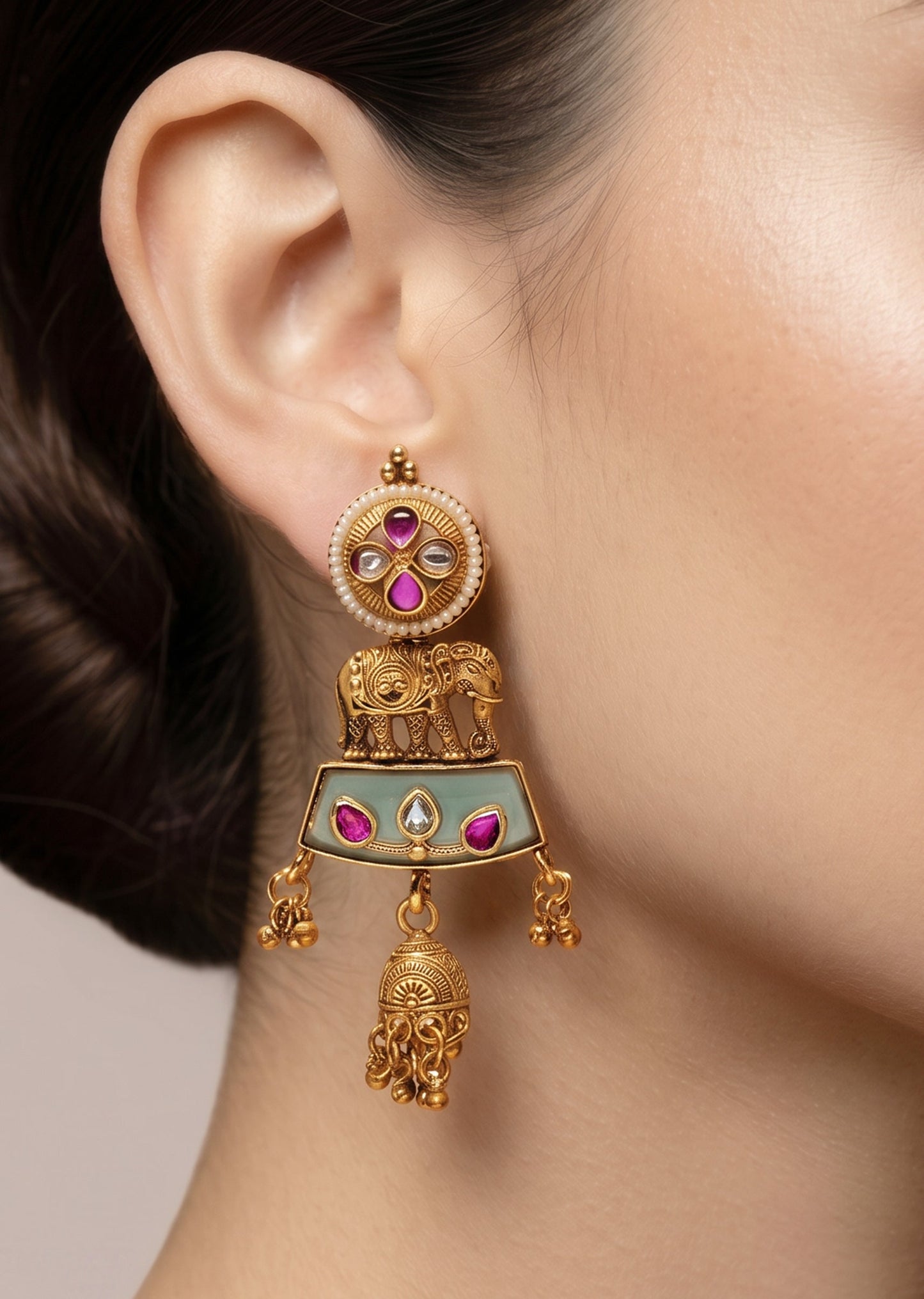 Multicolor Dangler Earrings