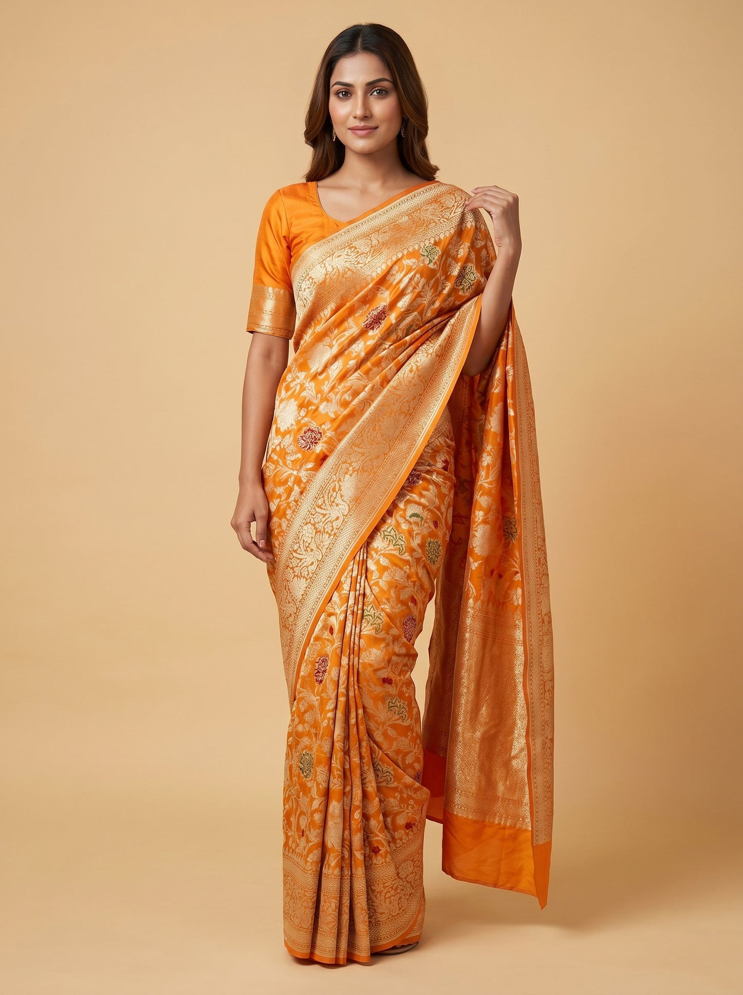 Mustard Golden Depth Handloom Saree