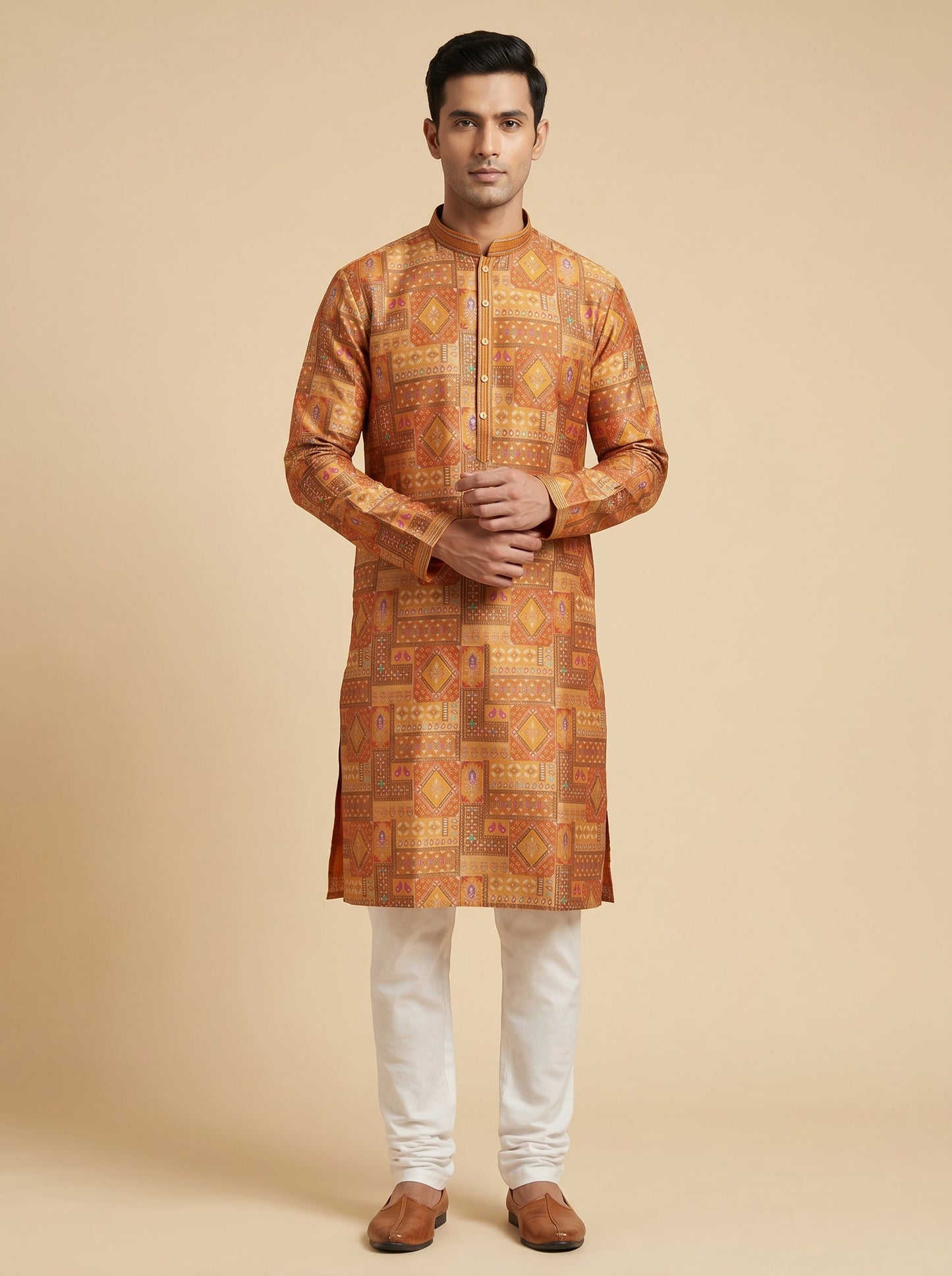 Mustard Yellow Kurta Set
