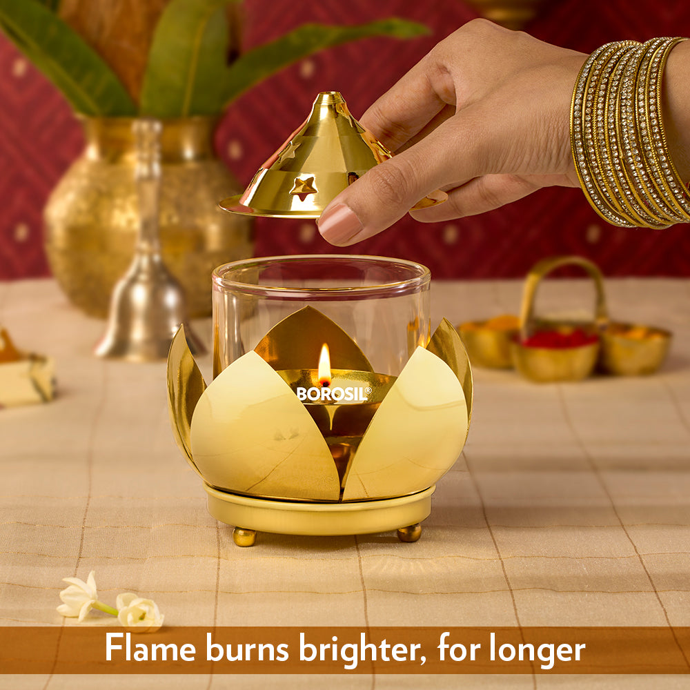 My Borosil Shubh Akhand Diya, Medium