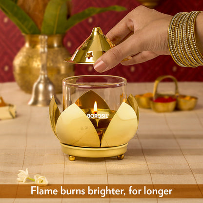 My Borosil Shubh Akhand Diya, Medium