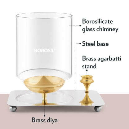 My Borosil Aarti Diya, Medium