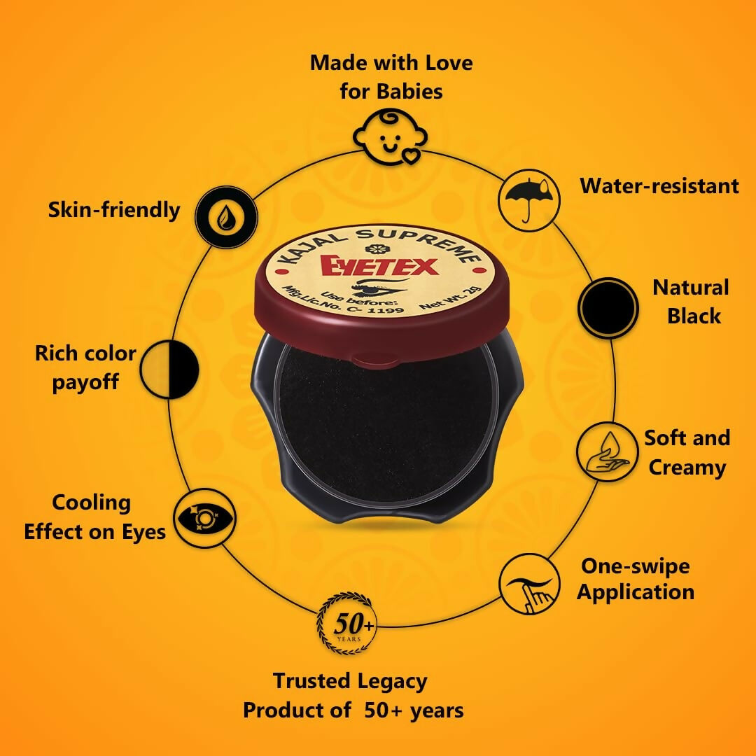 Eyetex Kajal Supreme Paste, Black