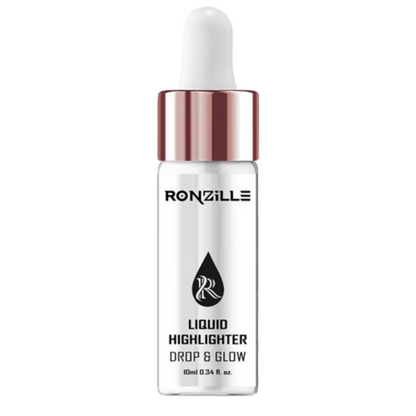 Ronzille Smooth Shine Liquid Illuminator Face Highlighter 3D Glow - Silver