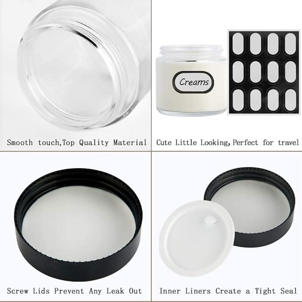Devinez Multipurpose Frosted Glass Empty Jar