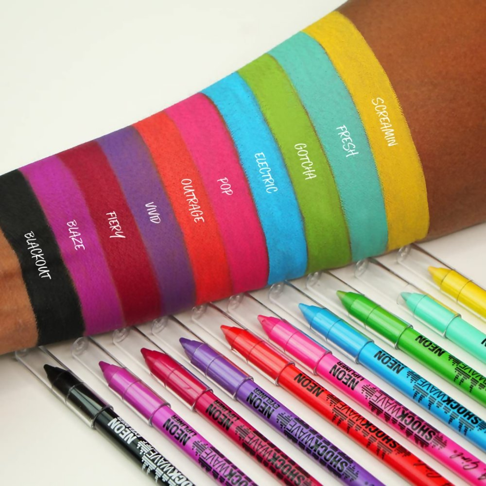 L.A Girl Shockwave Neon Eye Liner - Blackout Black