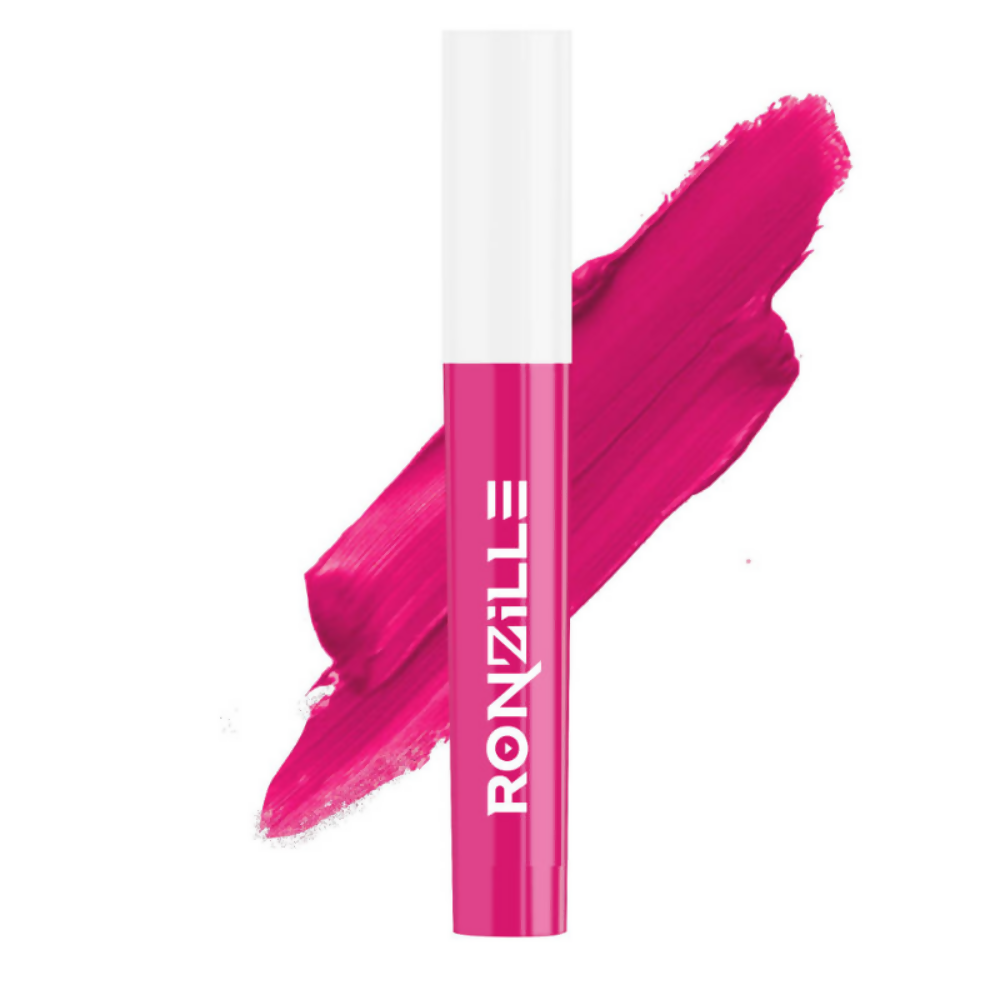 Ronzille Non Transfer Matte Liquid Lipstick Plus Lip Gloss - Blush And Pinks
