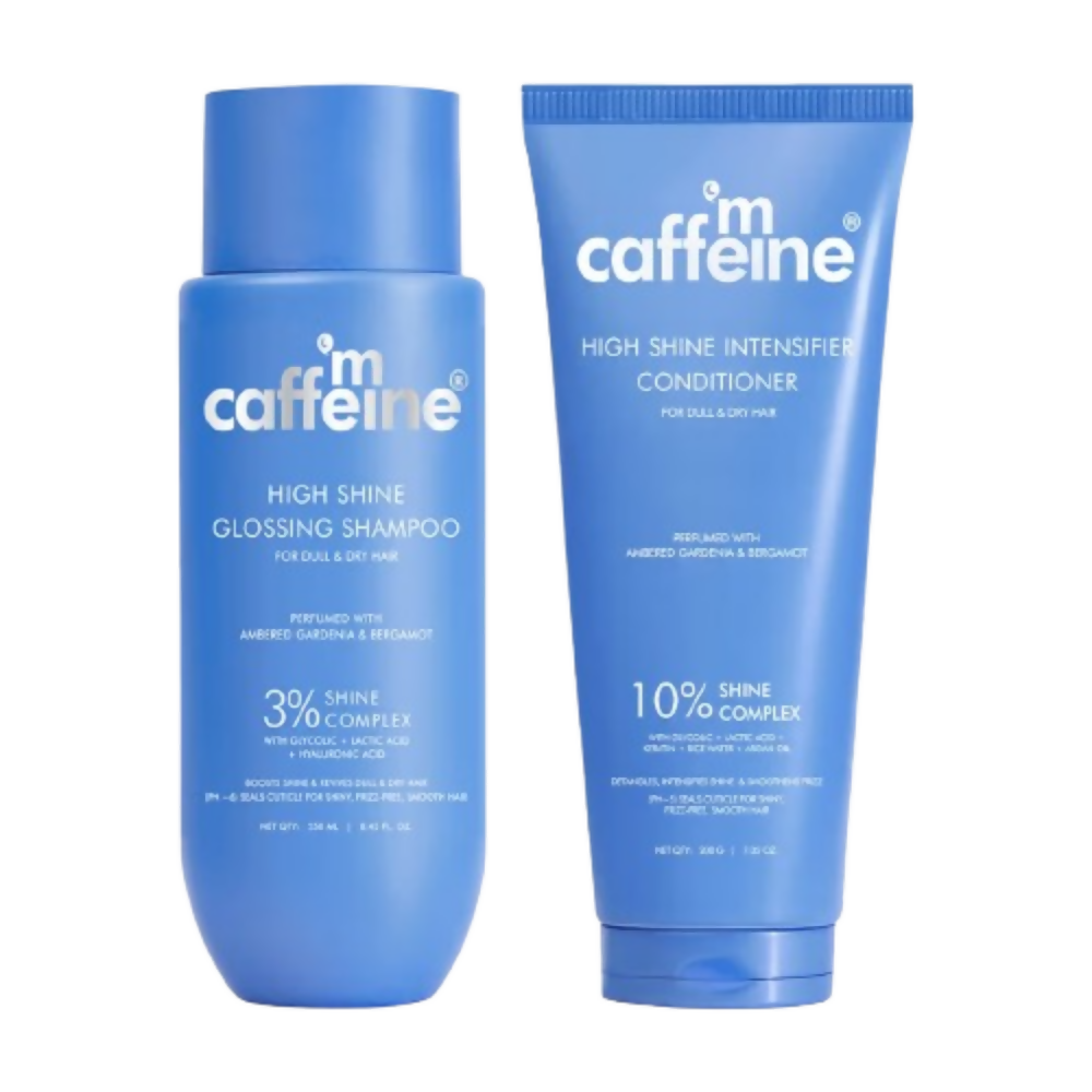 mCaffeine Glass Hair Wash Duo Shampoo & Conditioner