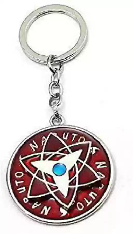 Naruto Sharingan Spinning Spinning Keychain Model B | Metal Keychain | Anime Keychain