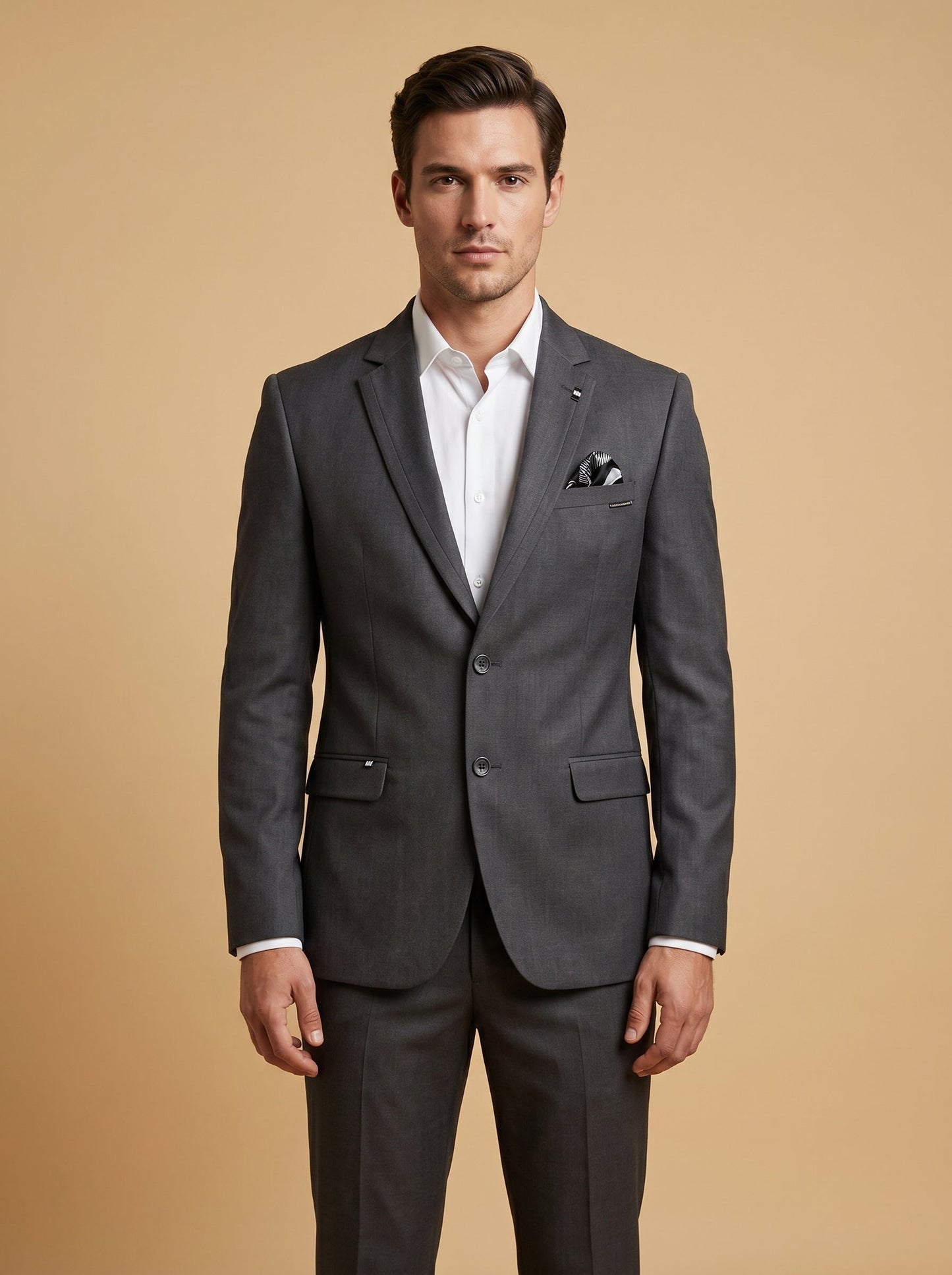 Navy Blue Blazer Style Kurta Set