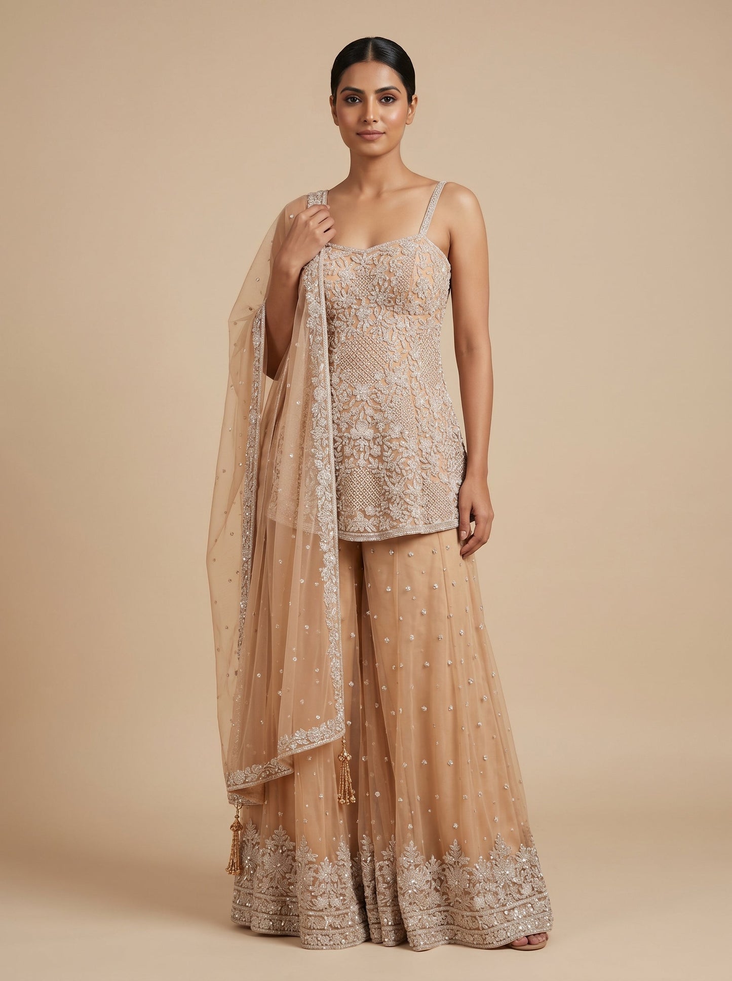 Nectar Peach Palazzo Set
