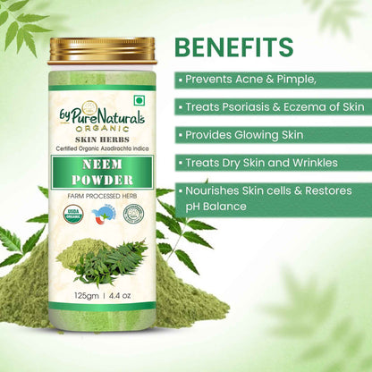 byPureNaturals Organic Neem Powder
