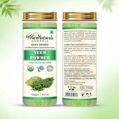 byPureNaturals Organic Neem Powder