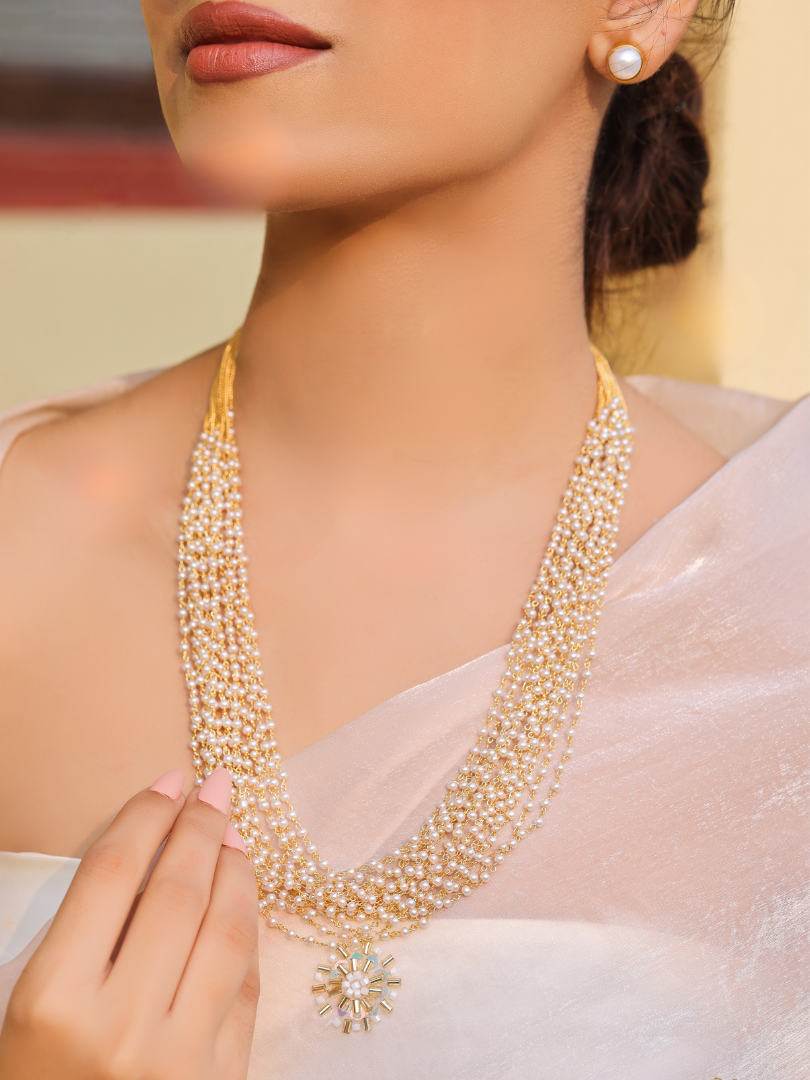 Pearl Symphony Layered Necklace