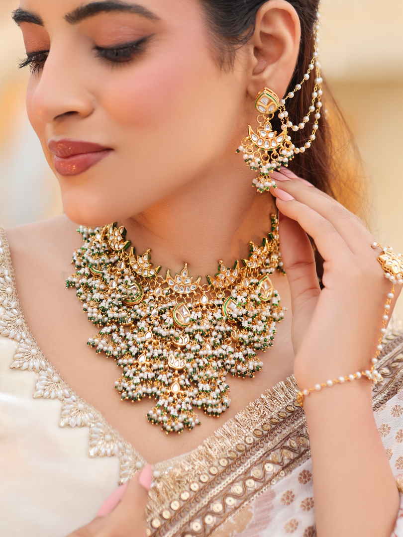 Royal Pachi Kundan Necklace Set