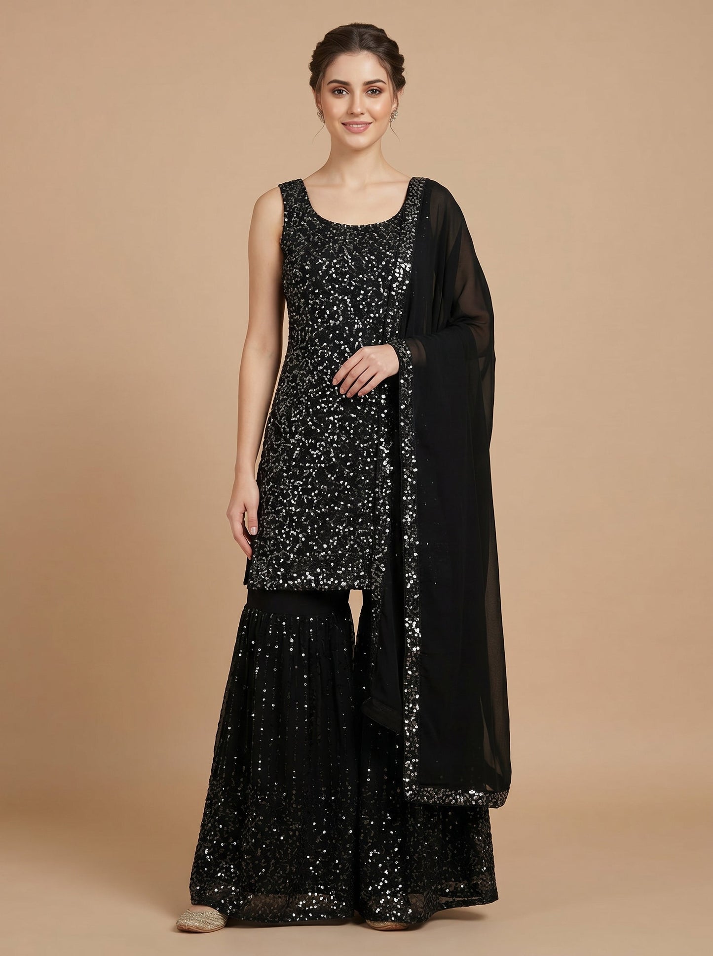 Noir Black Palazzo Set