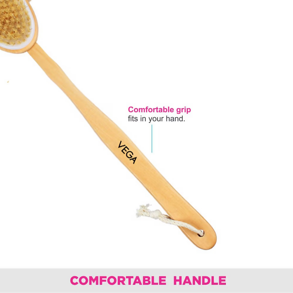 Vega Natural Bristle Bath Brush