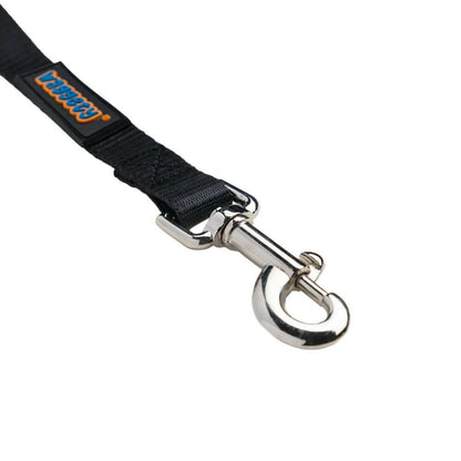 Waggety Dog Leash - Durable Black Polyester, Length - 5Ft, Comfortable Grip, Stylish Pet Leash for Dogs