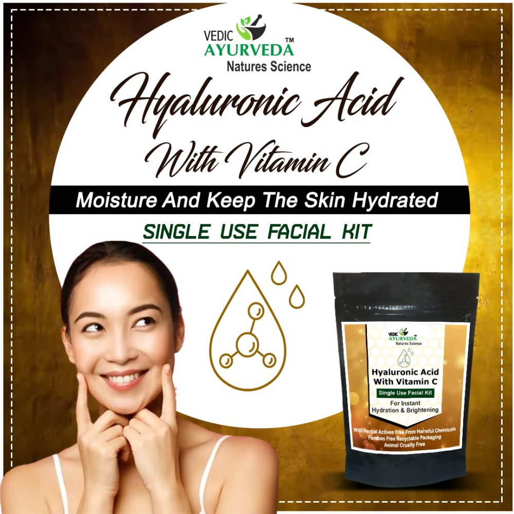 VedicAyurveda Hyaluronic Acid With Vitamin C Facial kit