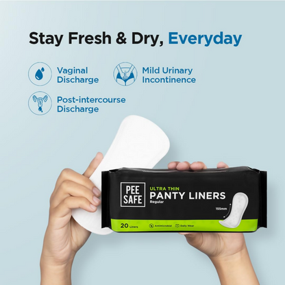 Pee Safe Panty Liners For Women (Small Size)