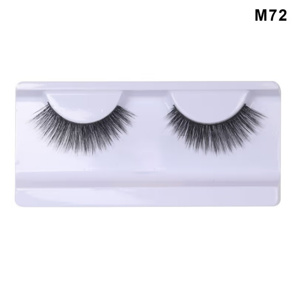 Bronson Professional 3D Cat Eyes Natural Look False Eyelashes - M72