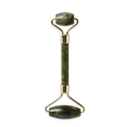 BUNGALOW BEAUTY Gold And Green Jade Roller