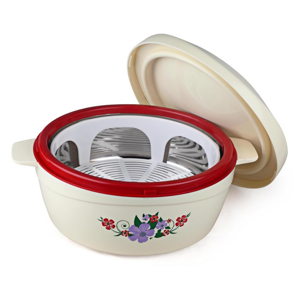 Cello Roti Plus Insulated Casserole Hot Pot Box Case with Lid - Red