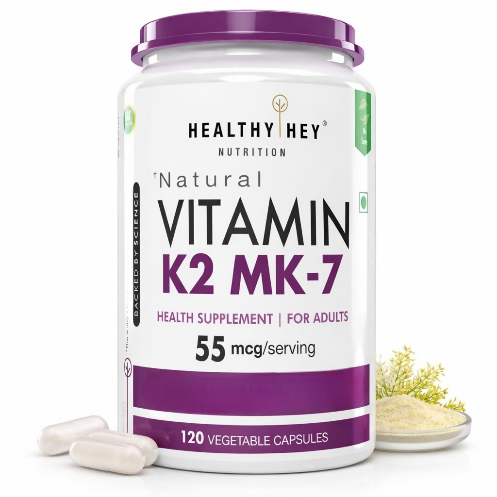 HealthyHey Nutrition Vitamin K2, MK-7 Capsules