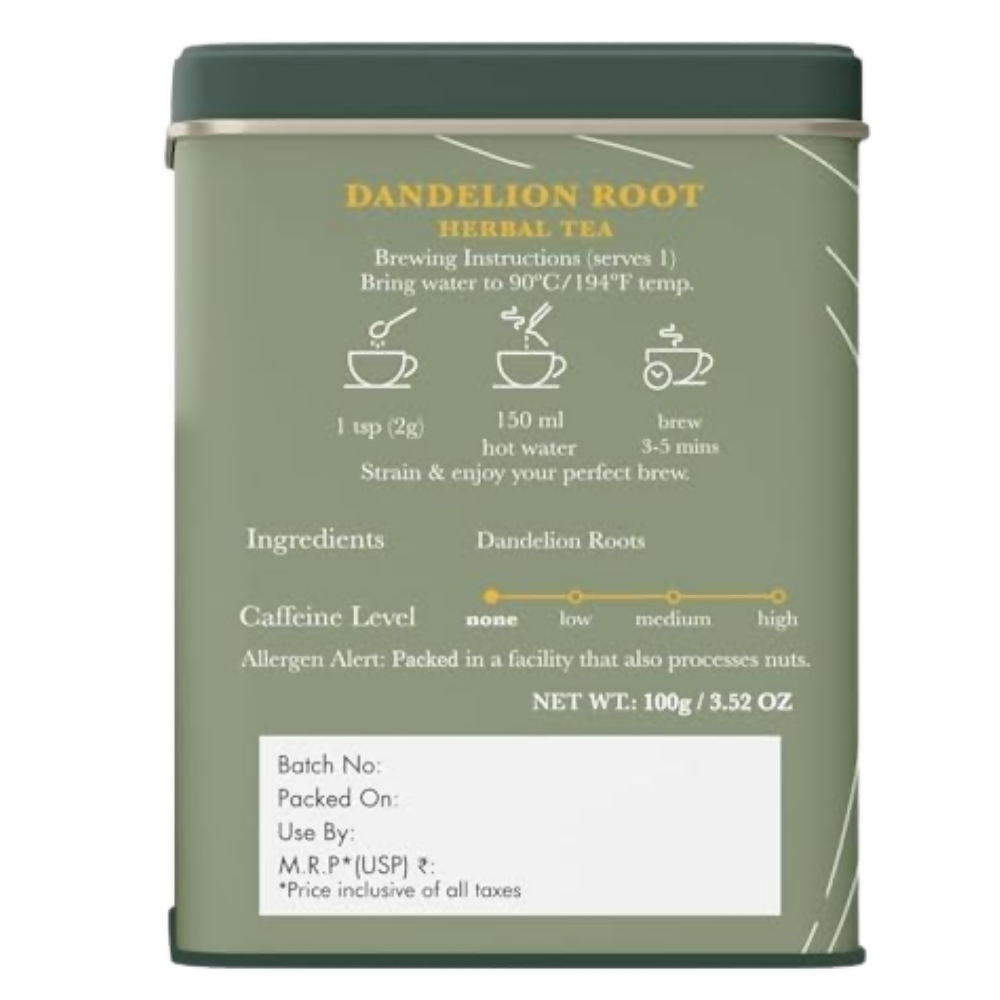 Luxmi Estates Pure Dandelion Root  Natural Herbal Infusion