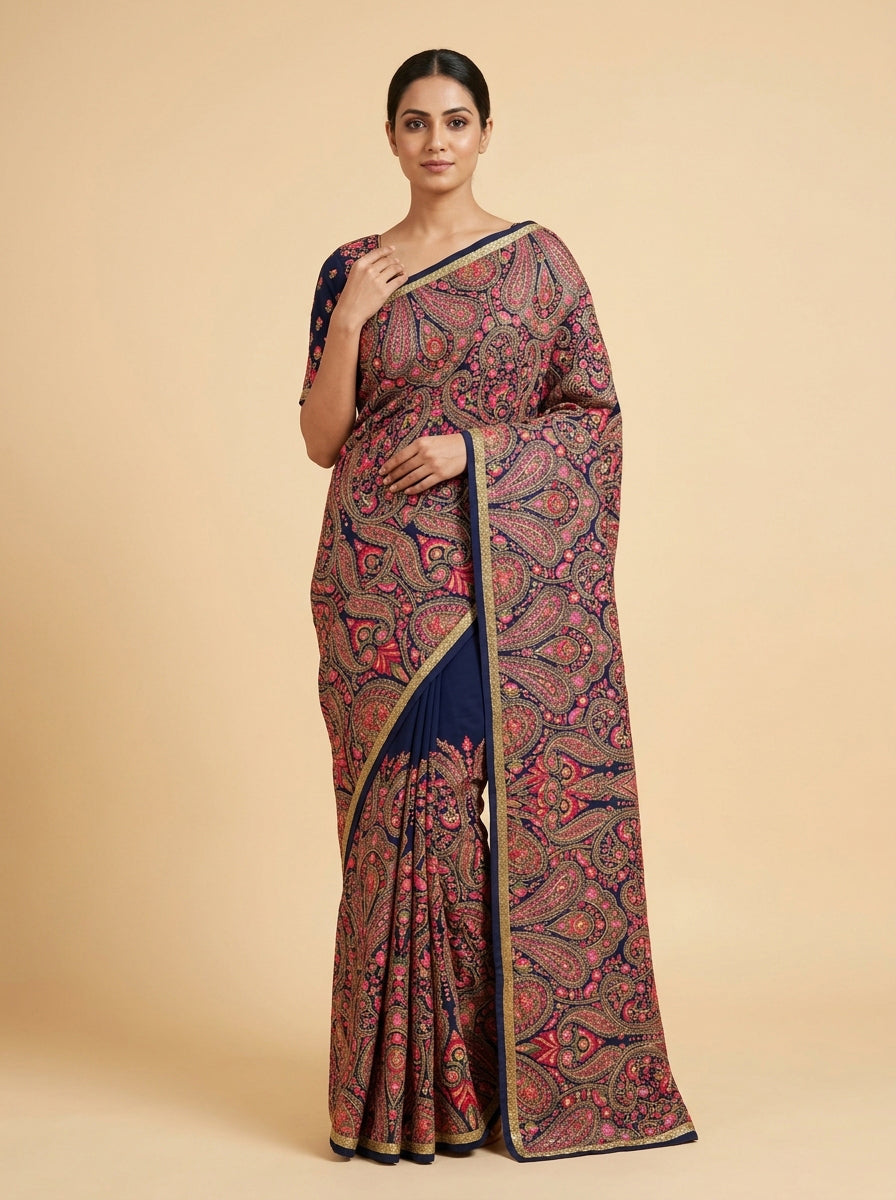 Obsidian Black Signature Luxe Saree