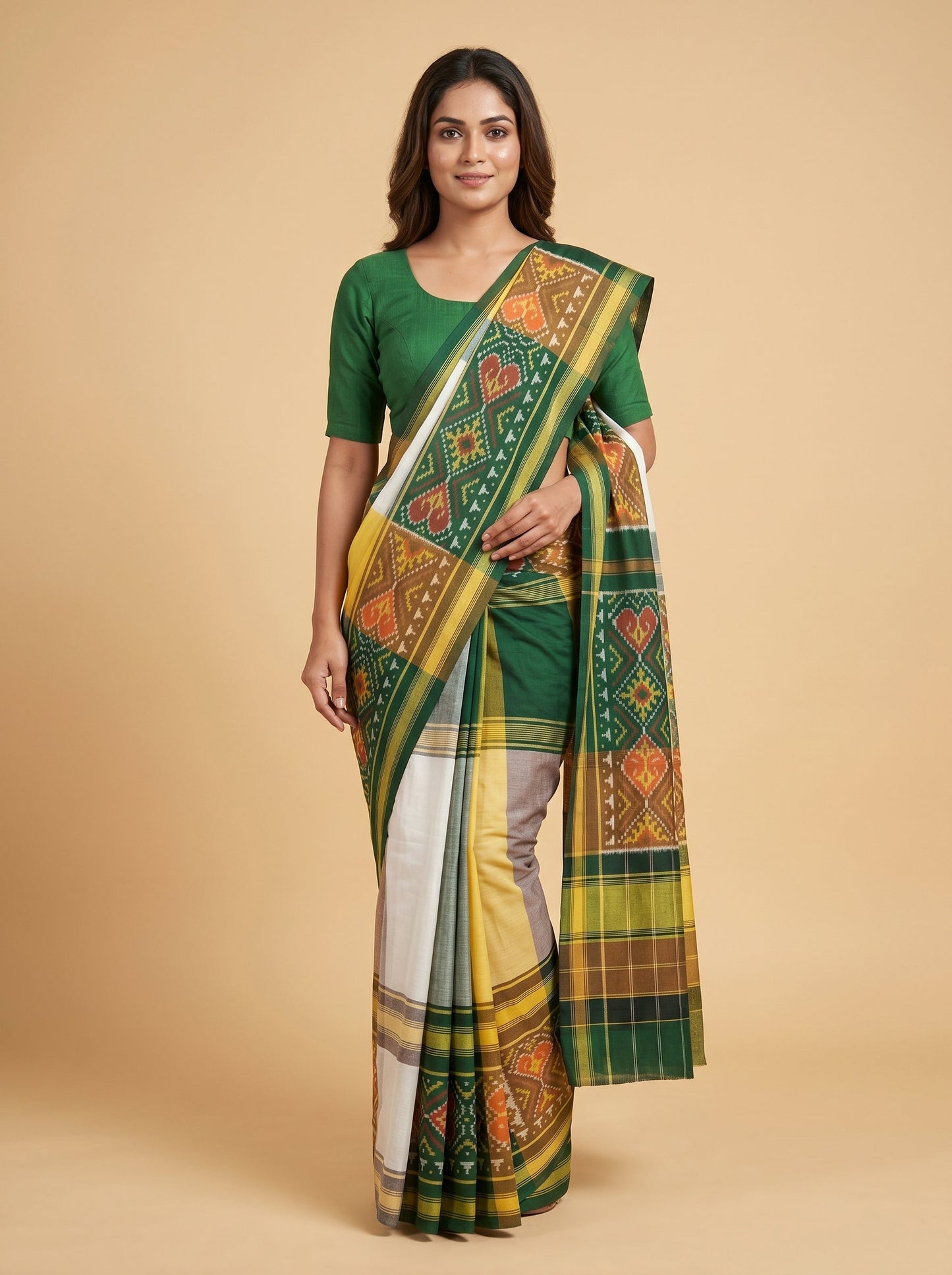Off White Woven Saree