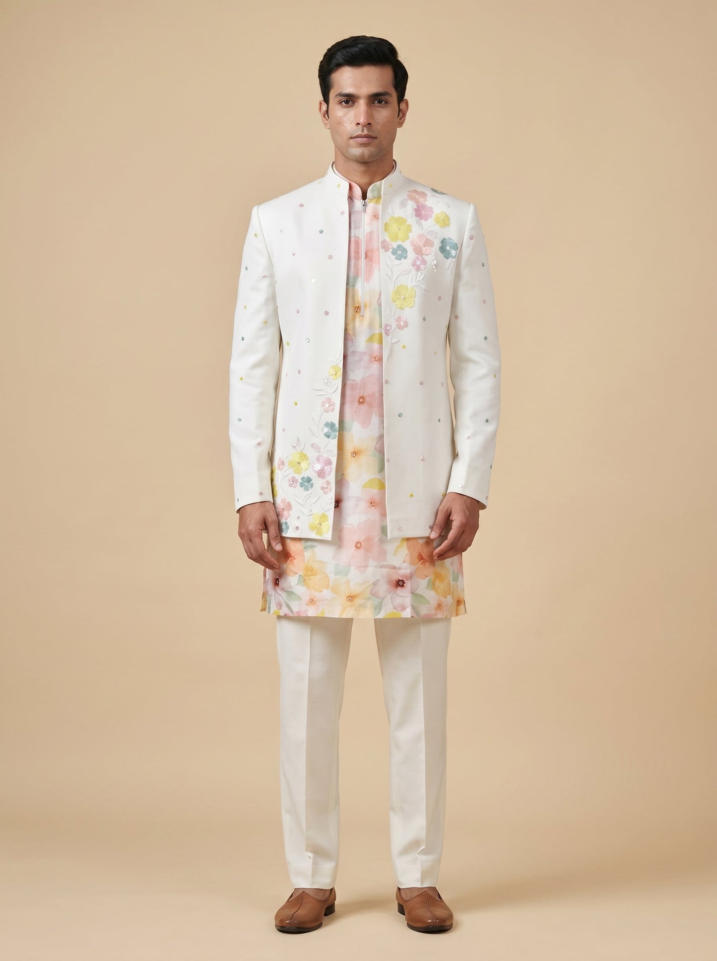 Offwhite Royal Jodhpuri Suit