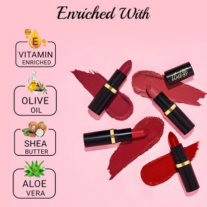 Iba Pure Lips Moisture Rich Lipstick for Women - A25 Fuchsia Fusion