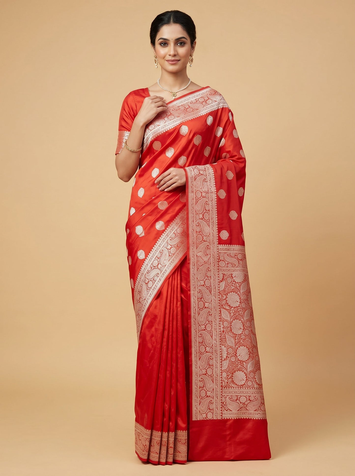 Orange Zest Drape Handloom Saree