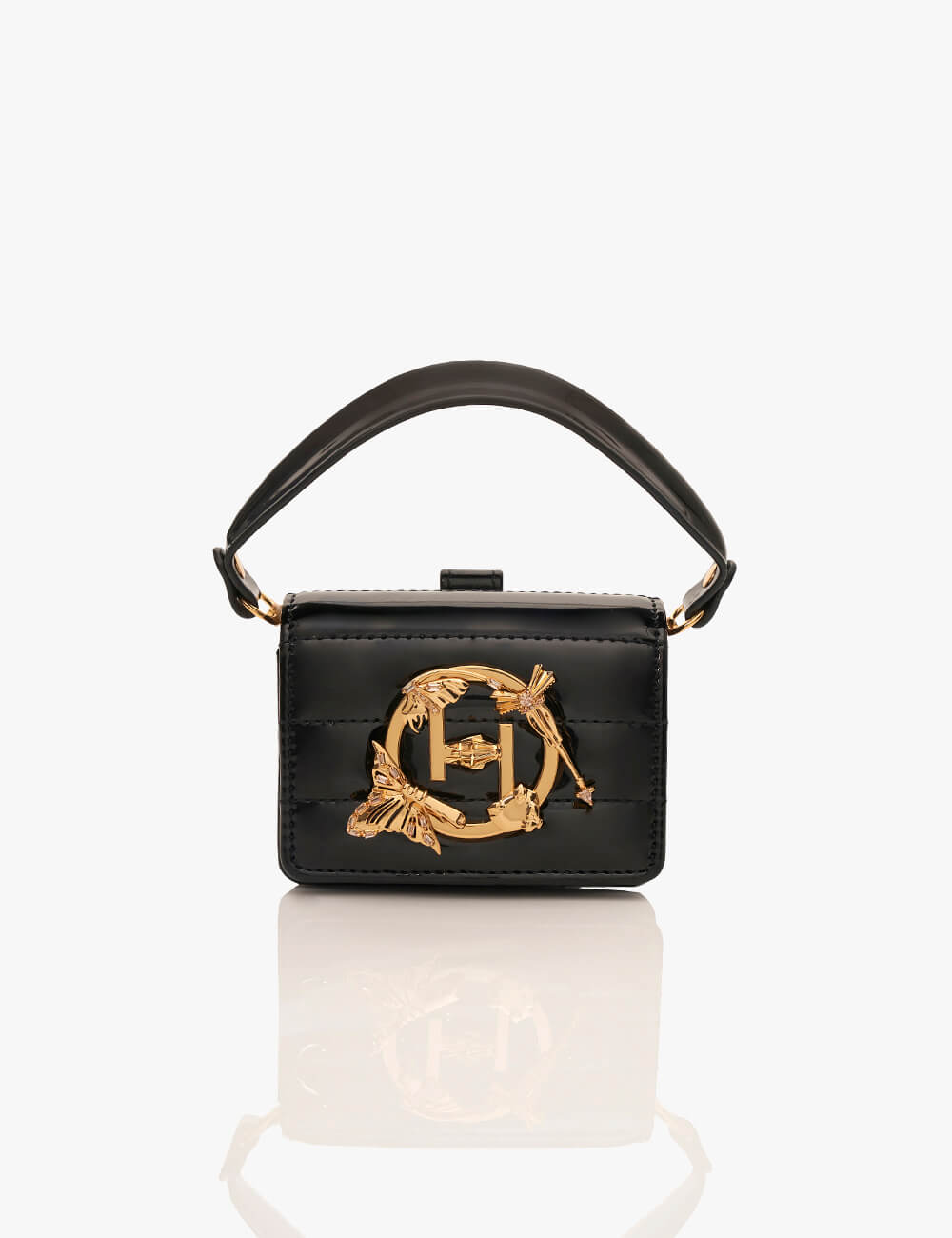 OH V Furbie Handbag in Midnight