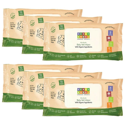 Herby Angel Ultra Gentle Bamboo Wipes
